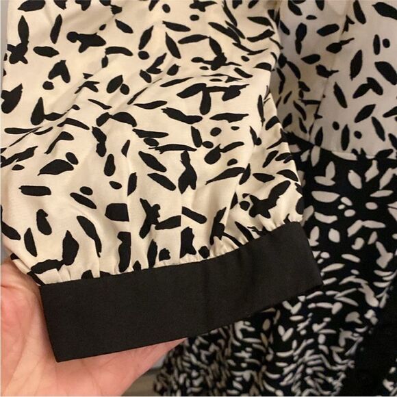 Miss Sixty Elegant Black and White Patterned Dress, US4 - Picture 3 of 9